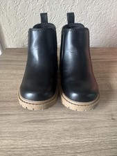 Old Navy Faux-Leather Chelsea Boots for Toddler Girls NWT Size 7 US