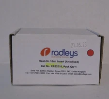 New Radleys/Heidolph Heat-On Multi-Well Holder Insert 10ml, RR62010, 15882170