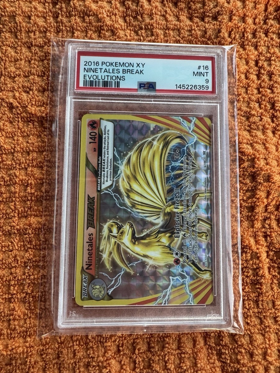 Ninetales BREAK 16/108 XY Evolutions PSA 9 Mint 2016 | eBay