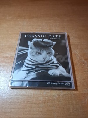 Classic Cats Desktop Calender  CD 2001 Vintage Cats Software Sealed Brand New