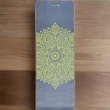 Gaiam Premium Citron Sundial Yoga Mat. L68 x W 24 x  In. Gray Color