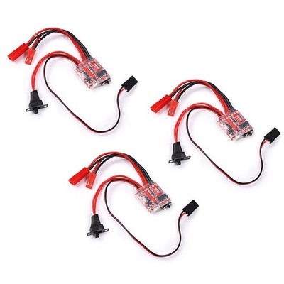 Teyleten Robot Mini 20A ESC Motor Speed RC 2KHz Forward Reverse Brush...