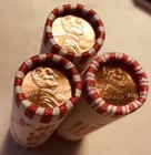 2025 Philadelphia Mint, Lincoln Shield Cent 3 Rolls. Bank-Rolled. Uncirculated. — photo 2