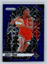 2024 Panini Prizm WNBA #1 Jackie Young Blue Velocity Prizms