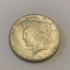 1927  Peace Dollar $1 Silver Coin Circulated Uncertified D mint mark.