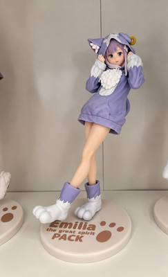 22CM Re Zero Ram Rem Anime Girl PVC Figure Fluffy Pack Collectible New Toy