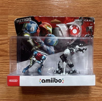 Nintendo amiibo Metroid Dread Samus & E.M.M.I. Character Figure 2-Pack