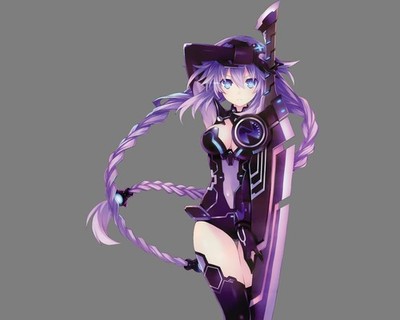 Anime Sword Hyperdimension Neptunia With 11x17 Poster