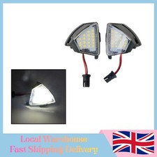 L+R For Volkswagen Golf MK5 Rabbit GTI Jetta Under Side Mirror Puddle Light LED