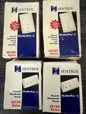 Sentrol 5812A/ 5812EZ  Acoustic Glassbreak Sensor | Shatterpro II (total 4 lot)