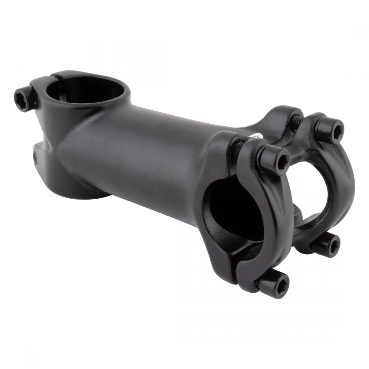 Pure Cycles Threadless 1-1/8 Stem 90mm Stem Length 25.4mm Bar Clamp Black