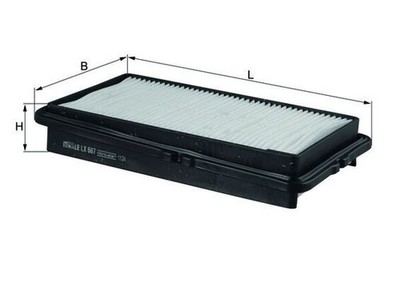 MAHLE Luftfilter LX 667