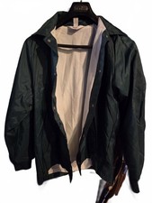 Green Coaches Jacket  Size Medium - WestArk - Made in USA - Nylon Windbreaker