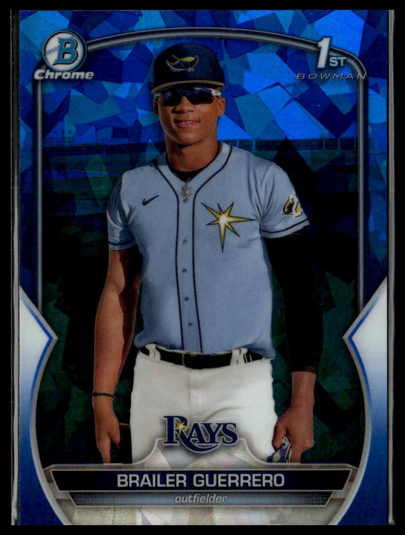 Brailer Guerrero 2023 Bowman Chrome Sapphire Edition Prospects #BCP-240 Rays