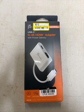 j5create USB-C to 4K HDMI with Power Delivery Adapter - NEW