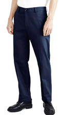 Men's Dockers Signature Blue Iron-Free Straight-Fit Khaki Pants 36/32