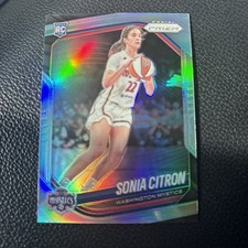 Sonia Citron 2025-26 Panini WNBA Prizm True Silver Prizm Rc Sp #122 Mystics Wow