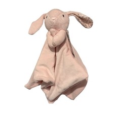 NWT Carters Baby Pink Bunny Lovey Cuddle Plush Floral Ears Security Blanket Gift