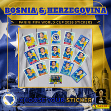 Panini FIFA World Cup 2026 Bosnia & Herzegovina Stickers (Choose your sticker)