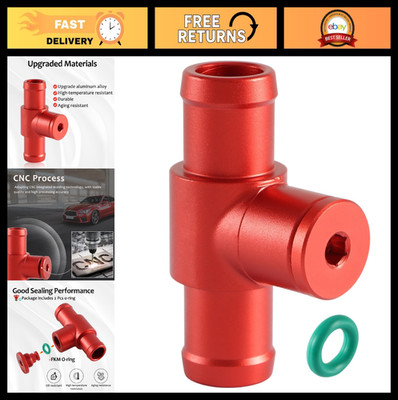 Upgraded Aluminum Coolant Bleeder Port Heater Hose Connector for Nissan & Infini