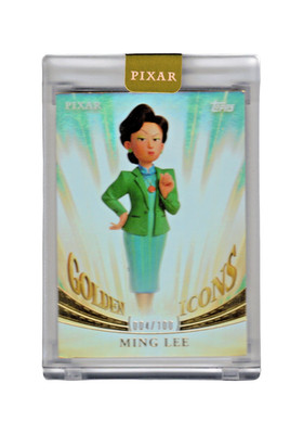 2025 Topps Pixar Gold Golden Icons #GI-89 Ming Lee /100 Encased Turning Red