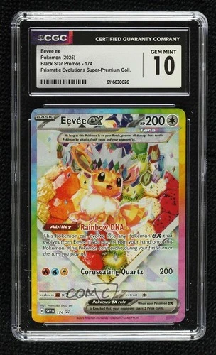 Eevee ex Pokémon Scarlet & Violet Black Star Promo CGC 10 Gem Mint