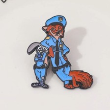 Zoomania 2 Pin Ansteckpin Emaille Zootopia Judy HoppsNick P. Wilde