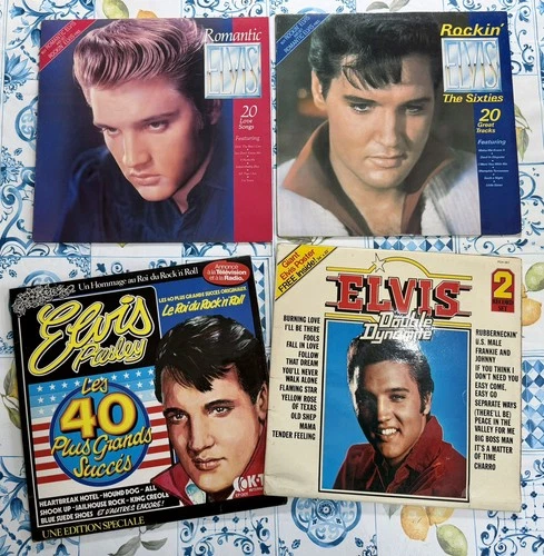ELVIS PRESLEY Job Lot Vinyl Bundle FOUR Different LP Albums RCA Records EX COND.