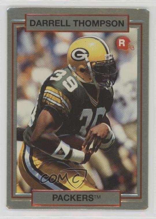 1990 Action Packed Rookie Update Darrell Thompson #5 RC qf6