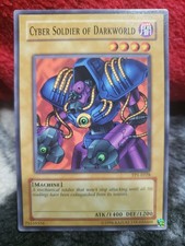 Yugioh Card Cyber Soldier Of Darkworld TP1-E028 Promo Tournament Pack 1 2002