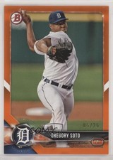 2018 Bowman Draft Orange 5/25 Gregory Soto #BD-53 i5q