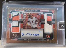 2021 Panini One Formula One Autographs Ja'Marr Chase Gold BlackBox 1/1 Sealed🧨