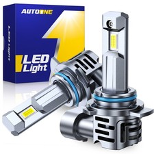 USA STOCK 9012 HIR2 Headlamp Light LED Bulbs Super Bright White Kit Hi Low Beam