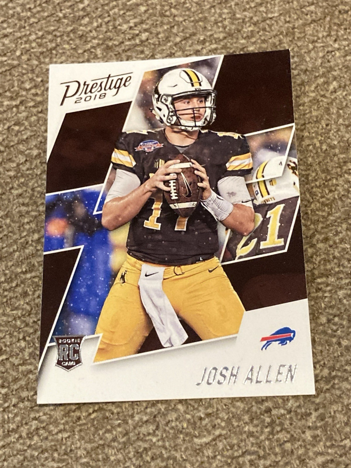 JOSH ALLEN 2018 Panini Prestige #234 Rookie RC Bills Wyoming