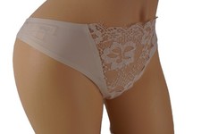 .VTG VICTORIA'S SECRET DREAM ANGELS SMOOTH THICK NO SHOW THONG STRING PANTY L