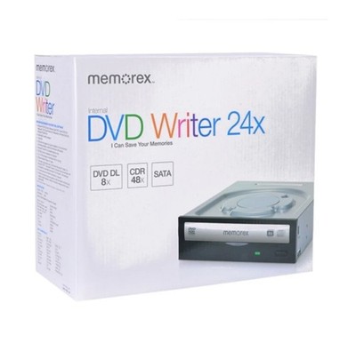 Memorex MRX-550L DVD±RW MULTI Writer 24X  CDR SATA Burner Drive PC MAC Sealed