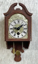Antique German Novelty Wall Clock Working