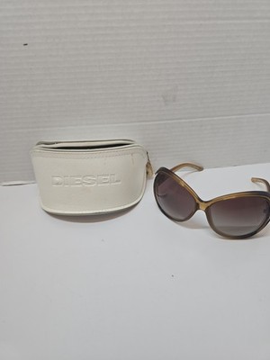 Diesel DS0079 CNGYY Women's Oversized Sunglasses Brown Gradient w/ Case READ
