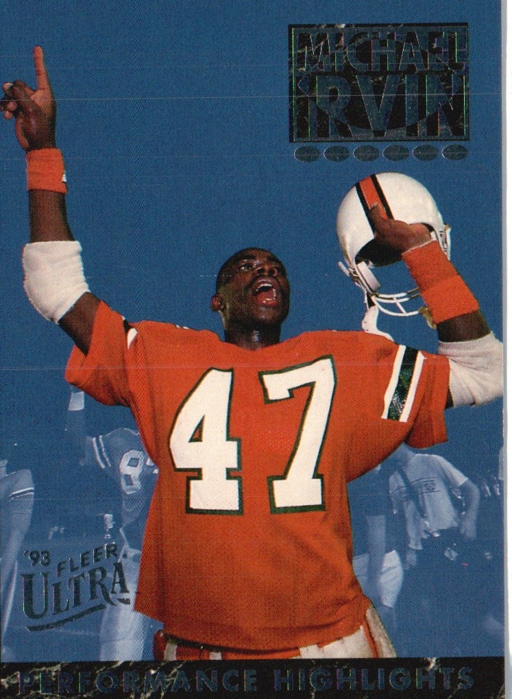 1993 Ultra #2 Michael Irvin Michael Irvin Performance Highlights