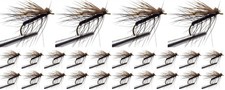 YZD Complete Flies Elk Hair Caddis Black 24 pieces #10 Ships from Japan
