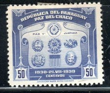 PARAGUAY LATIN AMERICA  STAMPS MINT HINGED   LOT 624A