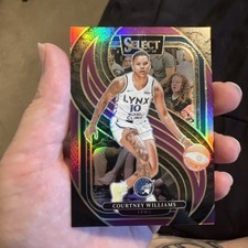 Courtney Williams 2025 Select WNBA Purple Premier Level /149 #125 Lynx