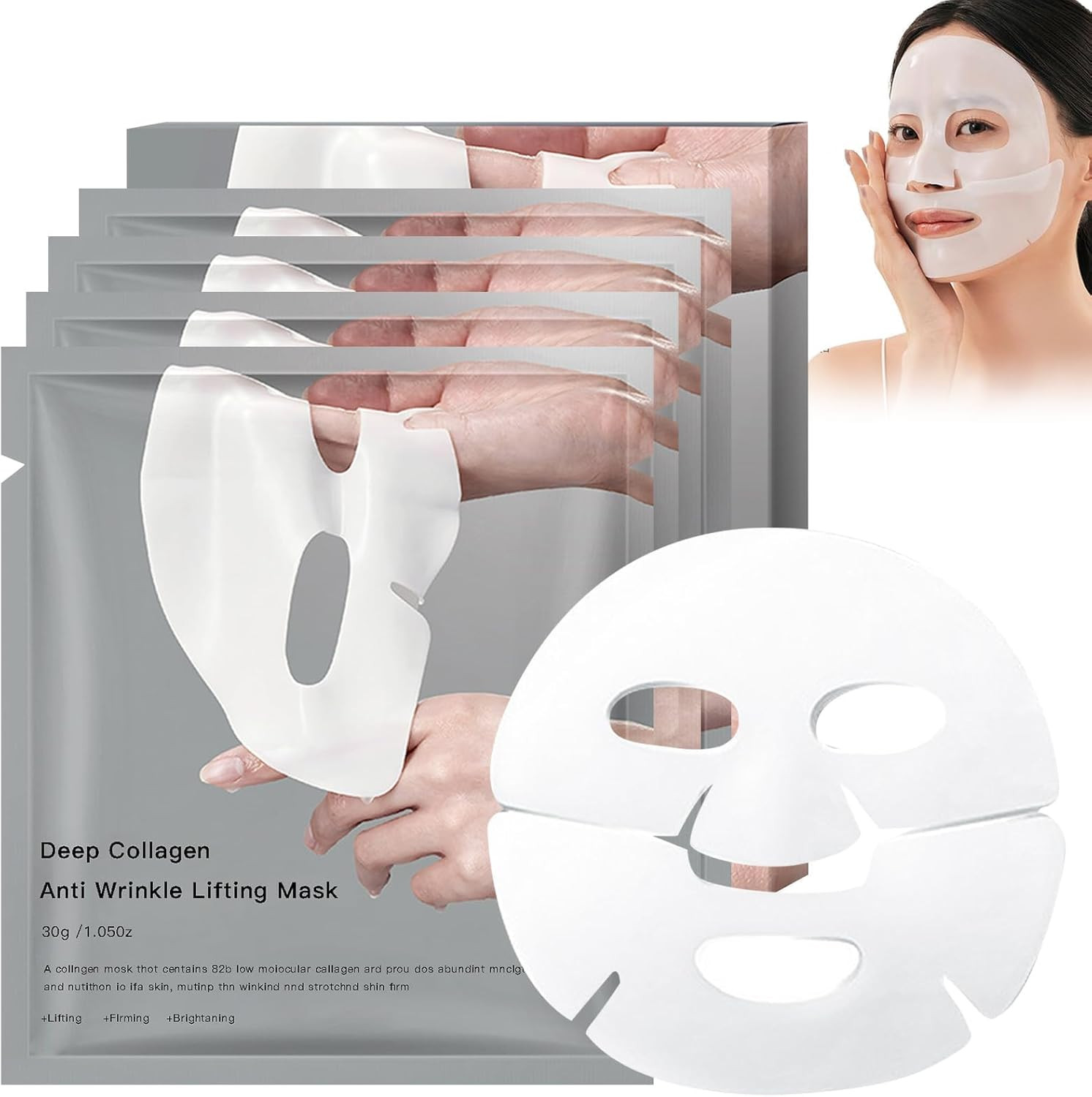 Bio Collagen Real Deep Mask solution peaux sèches contre les ridules et le teint terne