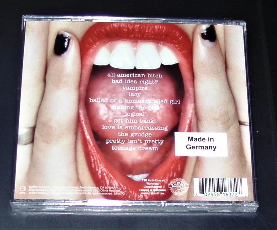 OLIVIA RODRIGO GUTS CD SCHNELLER VERSAND NEU & OVP - Bild 2 von 2