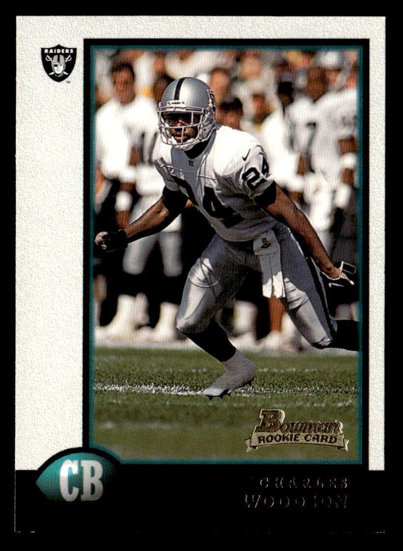 Charles Woodson 1998 Bowman Rookie Card #181 Oakland Raiders