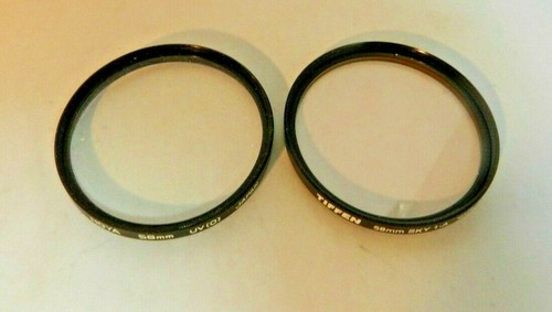 Tiffen + Hoya 58 mm Camera Lens Filters Circular Threaded - Picture 2 of 2