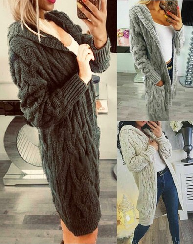 Womens Longline Hoodie Ladies Cape 