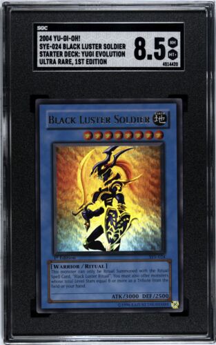 2004 Yu-Gi-Oh! SYE-024 Black Luster Soldier SGC 8.5 Psa 1st. Edition  - Picture 1 of 1