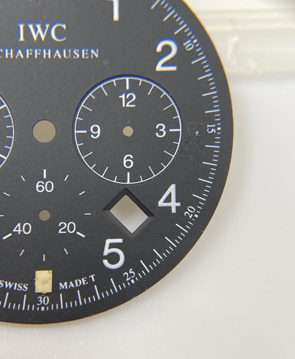 Original IWC SCHAFFHAUSEN Pilot Chronograph IW374101 Black 29mm  