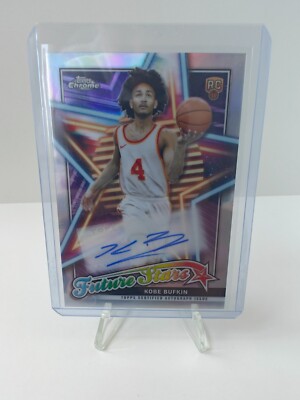 Kobe Bufkin 2023-24 Topps Chrome Future Stars Auto RC #FSA-KOB ROOKIE